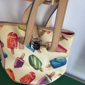 Dooney and Bourke vintage ice cream bucket bag